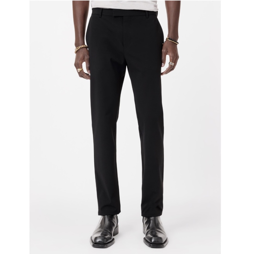 NWT John Varvatos Mercer Tailored Slim Pants in Deep Navy Blue 412 Size 48 $498